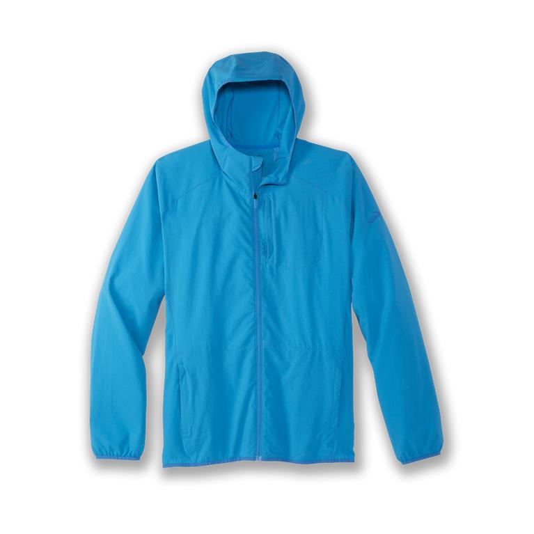 Brooks Canopy Mens Running Jackets - Electric Blue - Indonesia (VCFQ-01543)